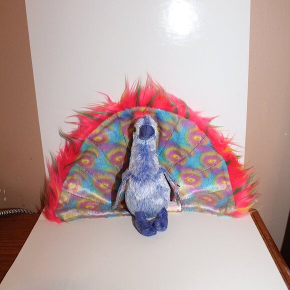 2000 ty Beanie baby Flashy The Peacock - Picture 1 of 1